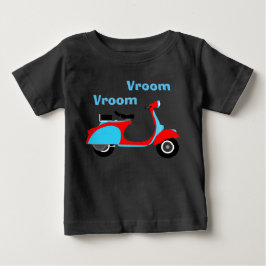 Camiseta Para Bebê Scooter Fofo | Scooter de Bebê