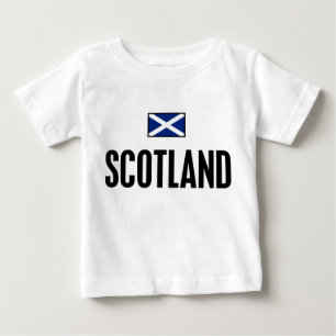 Camiseta Para Bebê Scotland corajoso
