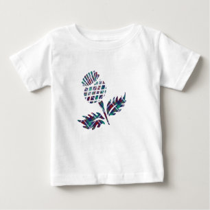 Camiseta Para Bebê Scotland Gifts Scottish Thistle Tartan Xadrez Gift
