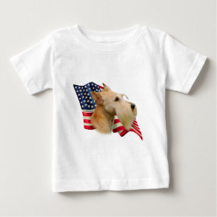 Camiseta Para Bebê Scottish Terrier (whaten) Flag