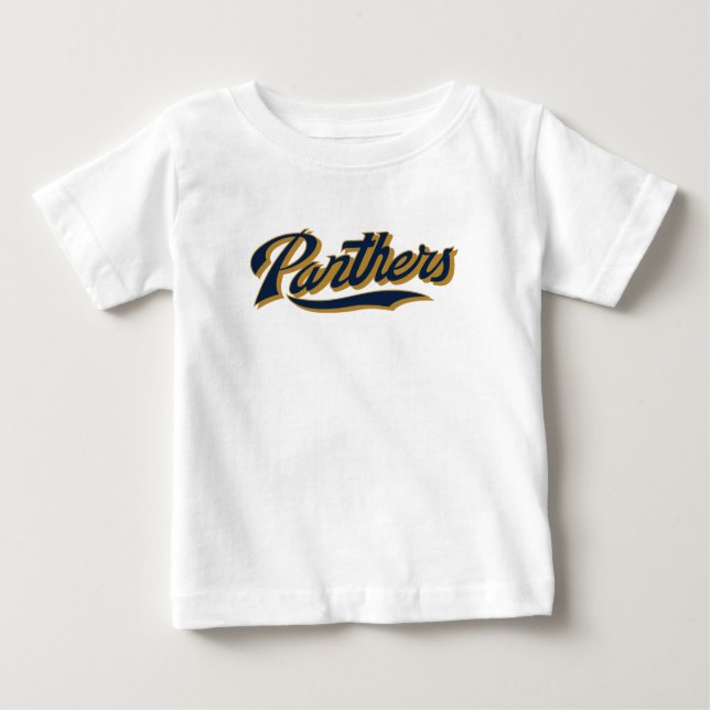 Camiseta Para Bebê Script de Panteras FIU (Frente)