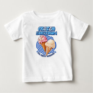 Camiseta Para Bebê 🍦 Scrotown Congelada