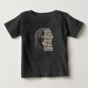 Camiseta Para Bebê Se Não Acredita Que Têm Almas Na Terra Nova