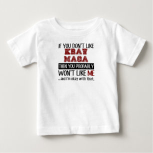 Camiseta Para Bebê Se você não gosta de Krav Maga legal
