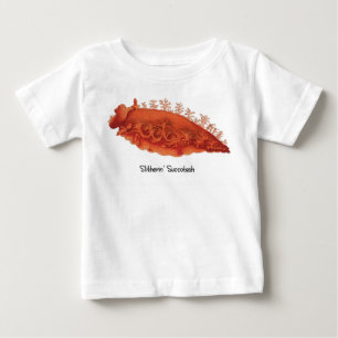 Camiseta Para Bebê Sea Slug Baby Tee Slitherin' Succotash