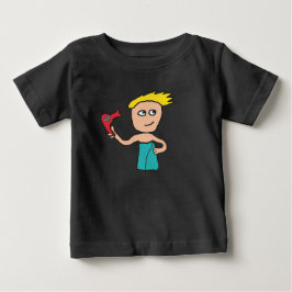 Camiseta Para Bebê Secagem de cabelo