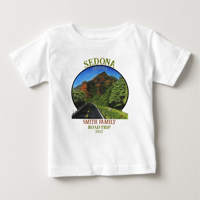 Camiseta Para Bebê Sedona Arizona Baby T-Shirt (Frente)