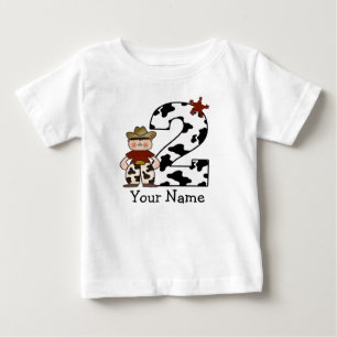 Camiseta Para Bebê segundo aniversário