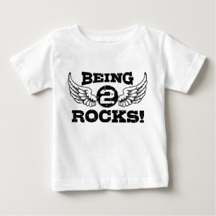 Camiseta Para Bebê Segundo aniversário