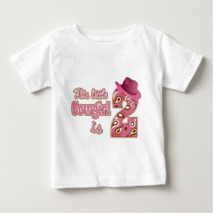 Camiseta Para Bebê segundo aniversário da menina