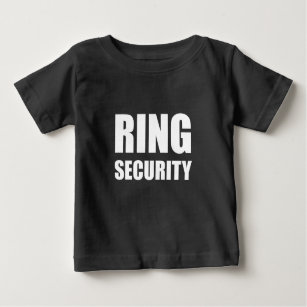Camiseta Para Bebê Segurança da aliança de casamento