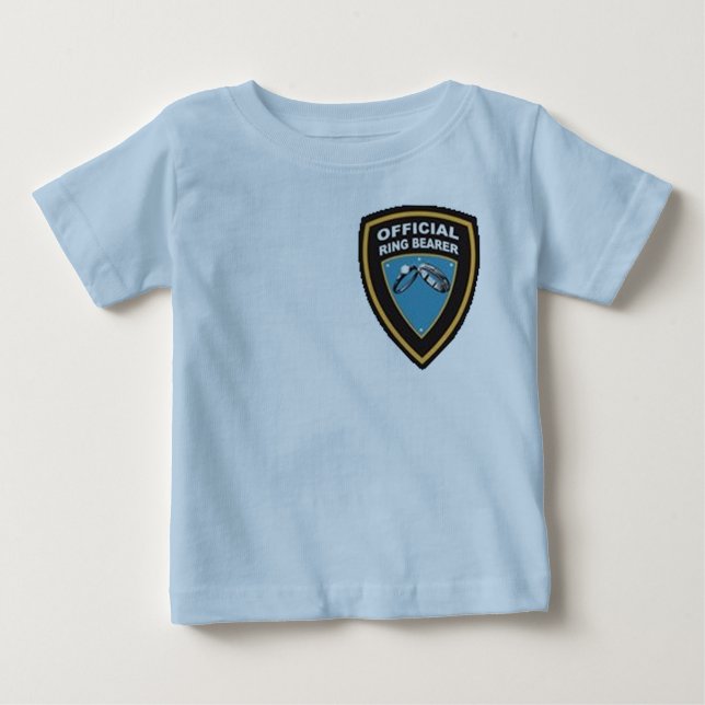 Camiseta Para Bebê Segurança do toque (Frente)