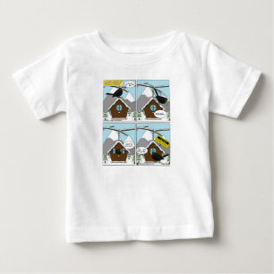 Camiseta Para Bebê Segurança Primeira Cômica