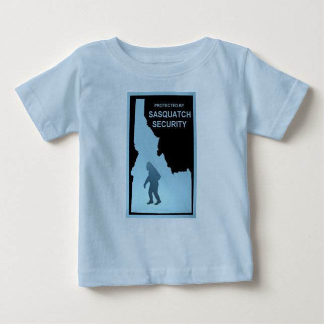 Camiseta Para Bebê Segurança Sasquatch (Frente)