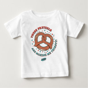 Camiseta Para Bebê Seinfeld Estes Pretzels estão me Fazer com sede