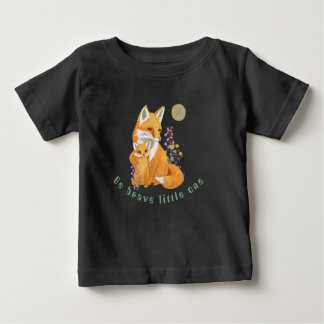 Camiseta Para Bebê Seja corajoso, pequeno T-Shirt