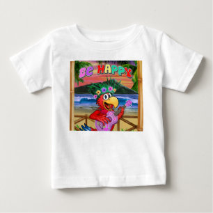 CAMISETA PARA BEBÊ SEJA FELIZ