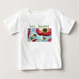 Camiseta Para Bebê Seja Feliz Bebê Romper