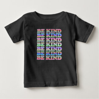 Camiseta Para Bebê Seja gentil, gentil, gentil