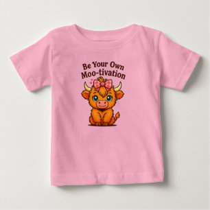 Camiseta Para Bebê Seja sua própria motivação