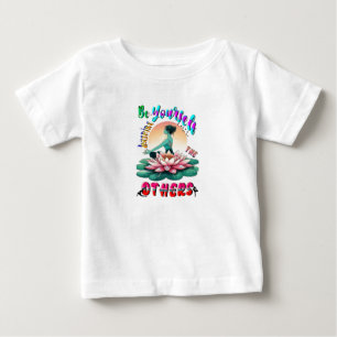 Camiseta Para Bebê Seja Você Mesmo A Inspirar Os Outros