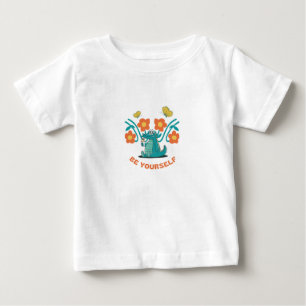 Camiseta Para Bebê Seja você mesmo camiseta de bebê fofa.