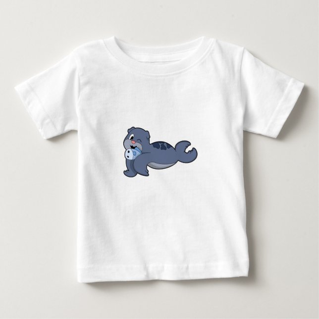 Camiseta Para Bebê Selo com peixe (3).PNG (Frente)