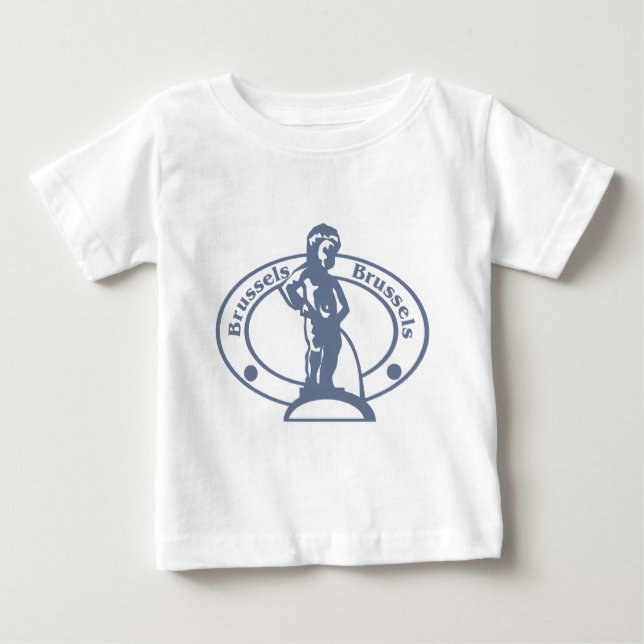 Camiseta Para Bebê Selo de Bruxelas (Frente)