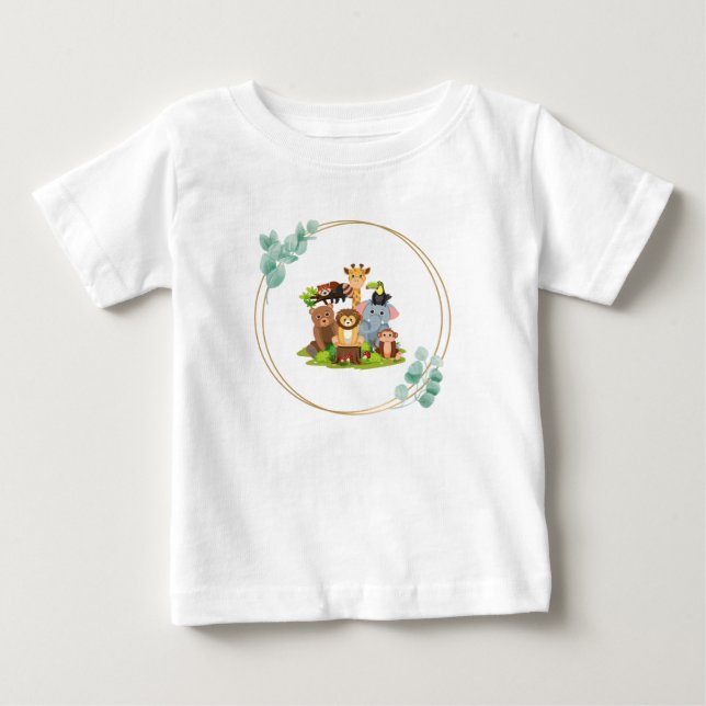 Camiseta Para Bebê Selva (Frente)