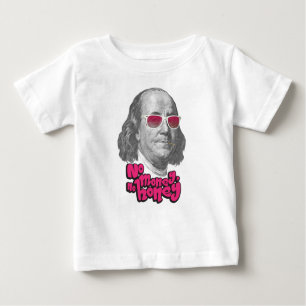 Camiseta Para Bebê Sem dinheiro, sem mel
