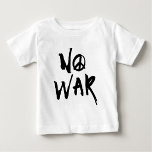 Camiseta Para Bebê Sem guerra