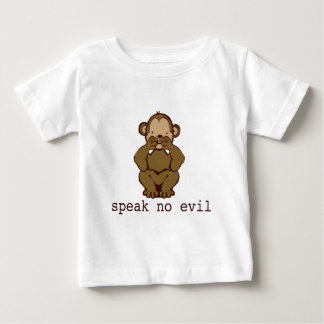 Camiseta Para Bebê Sem macacos Mau