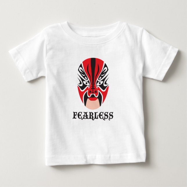 Camiseta Para Bebê Sem medo (Frente)
