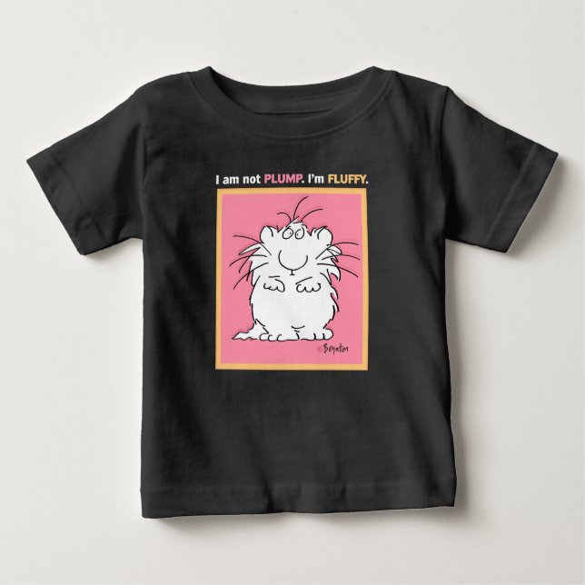 Camiseta Para Bebê SEM PLUMP, FLUFFY Boynton (Frente)