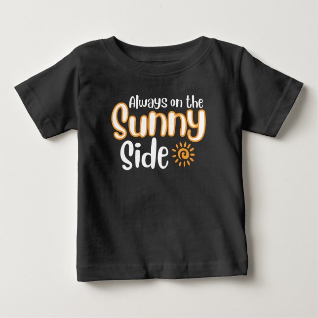 Camiseta Para Bebê Sempre do lado sunny (Frente)