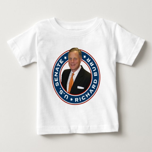 Camiseta Para Bebê Senado dos E.U. da rebarba de Richard (Frente)