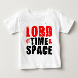 Camiseta Para Bebê Senhor do tempo e do espaço