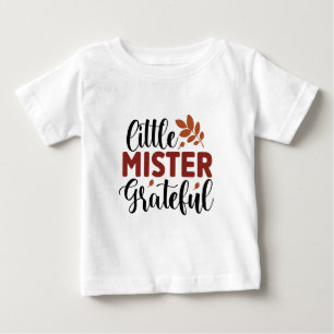 Camiseta Para Bebê Senhor Grateful - Ação de Graças