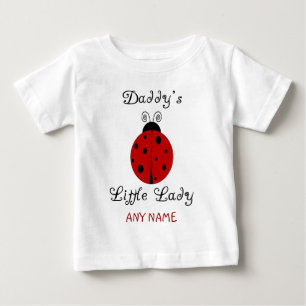 Camiseta Para Bebê Senhora pai! Design Ladybug