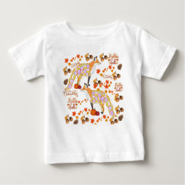 Camiseta Para Bebê Sentimento de outono/ outono de Foxy
