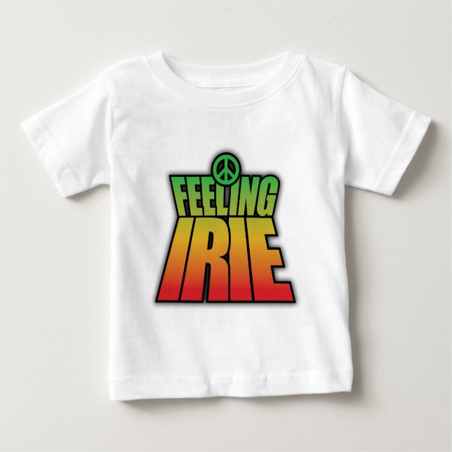 Camiseta Para Bebê Sentimento Irie (Frente)