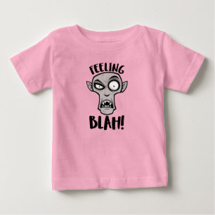Camiseta Para Bebê Sentindo Blah Nosferatu Vampiro