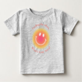 Camiseta Para Bebê Sentir as vibrações