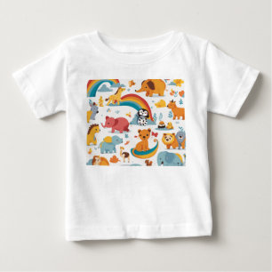 Camiseta Para Bebê Ser amigo dos animais