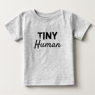 Camiseta Para Bebê Ser humano minúsculo