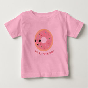 Camiseta Para Bebê Será executado para Rosquinha