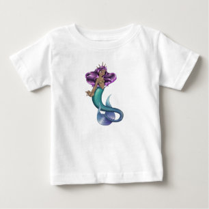 Camiseta Para Bebê Sereia Iole