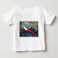 sereia vermelha e azul