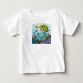 Camiseta Para Bebê Sereiazinha