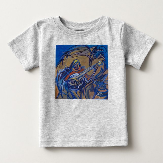 Camiseta Para Bebê Serenata Mediterrânea (Frente)